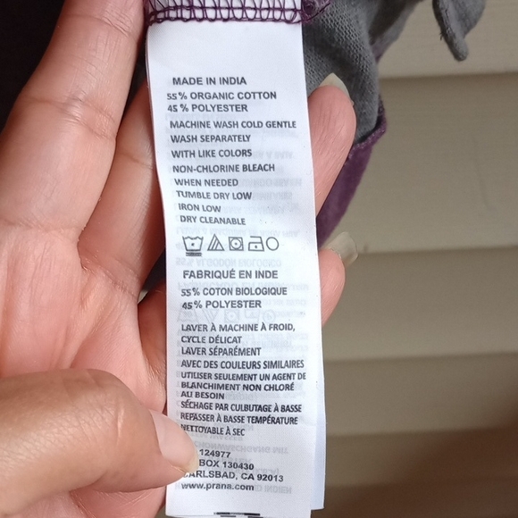 Prana‎ Purple and Gray Women's Dress - Picture 4 of 15
